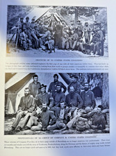 1912 Illustration Company B United States Engineers Civil War picture