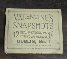Vintage Valentines Snapshots Dublin Ireland Real Photo Packet Set picture