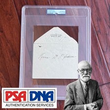 SIGMUND FREUD Personally Owned HANDWRITTEN ENVELOPE Not AUTOGRAPH Signed * PSA picture
