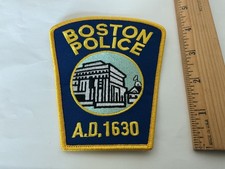 Boston  Police Massachusetts  collectible patches New Current Style Full Size. picture