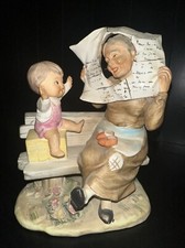 Norleans Japan Grandma Playing with Grandchild Grandson Newspaper Fun picture