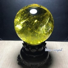 11.7LB  Large Natural Citrine Sphere Quartz Crystal Energy Ball Reiki Healing picture