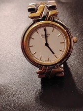 7” BULOVA QUARTZ WOMENS TWO TONE WATCH SLIM BEAUTIFUL ❤️🔥❤️🔥❤️ picture