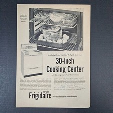 1955 Frigidaire Thrifty-30 Model Cooking Center Stove Range Vintage Print Ad GM picture