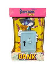 Vintage Darkwing Duck PVC Safe Coin Bank picture