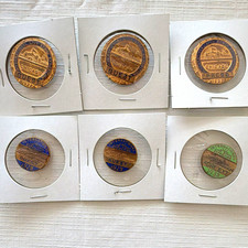 Lot of 6 International Live Stock Exposition Chicago Pinbacks 1922-1933 picture