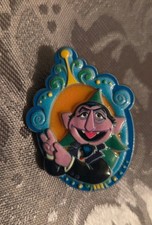 Sesame Place The Count Fancy Medallion Pin picture