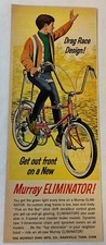 1967 Murray ELIMINATOR bicycle ad ~ Drag Race Design picture