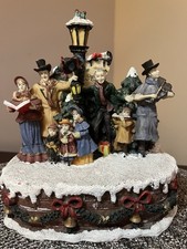 Vintage Ceramic Christmas Village Carolers - Excellent Condition picture