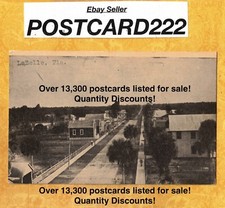 FL Labelle 1901-39 vintage UDB postcard ROW OF HOUSES FLORIDA picture