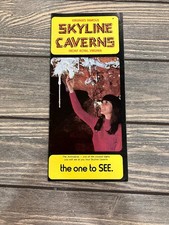 Vintage Skyline Caverns Virginia Travel Brochure Map Anthodites Cave Ephemera picture
