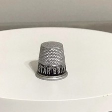 Vintage Star Brand Shoes Advertising Metal Thimble picture