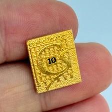 Consolidated Stores Big Lots 10 Year Employee Lapel Hat Pin Vintage Missing Back picture