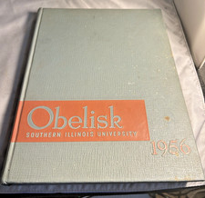 1956 SOUTHERN ILLINOIS UNIVERSITY, CARBONDALE, ILLINOIS YEARBOOK - OBELISK SIU picture