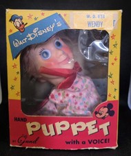 GREAT MID-CENTURY (1950's)  WALT DISNEY'S HAND PUPPET WENDY picture