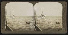 Photo:Sandy Hook NY Harbor 1904 Pilot Boat New Yorker Pilot Coming Aboard picture
