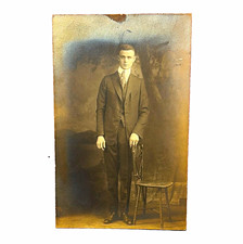 Novelty Photo Studio Richmond VA Portrait RPPC Divided Back Unposted Original picture