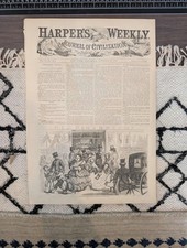 1857 Charles Dickens Harpers Weekly October 31 Panic of 1857 Wall Street picture
