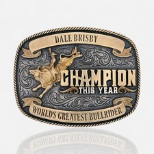 Montana Silversmiths Champion Dale Brisby Belt Buckle - Retail $50 - New NIB picture