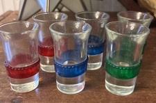 6 Vtg Tsing Tao Shot Glasses Blade Runner Star Trek Voyager Celluloid Band picture