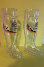 Pair Of 2018 FIFA World Cup  SOCCER BOOT Beer Glasses picture