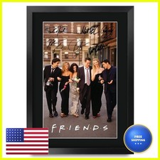 HWC Trading Friends TV Show Poster Signed 16x12 Inches Framed picture