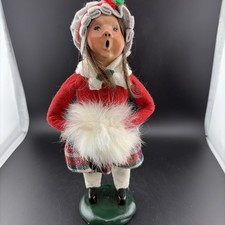 Vtg Byers Choice Caroler Figurine Holiday Woman Artisan Crafted 1987 picture