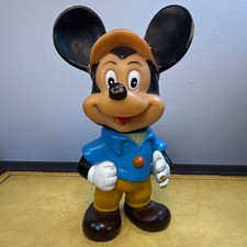 Vintage Walt Disney Mickey Mouse Figurine Propeller Hat Made in Taiwan picture