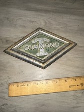 Vintage Authentic Diamond T Truck Emblem Badge 8.5” inch picture