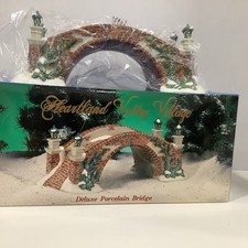 Heartland Valley Village Deluxe Accessory #9805821 Porcelain Bridge New picture