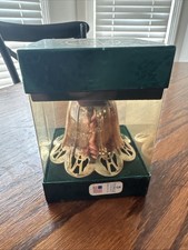 🌲 Towle Silversmiths 1997 Silver Plated Pierced Annual Christmas Bell With Box picture