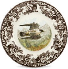 Spode Woodland Peregrine Falcon Dinner Plate - 10.5