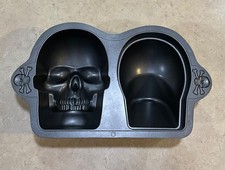 Wilton 3D Skull Shape Cake Pan-for Halloween/Pirate/Dia de Los Muertos Cakes picture