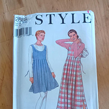 Style 2666 Misses/Women’s Dress Sewing Pattern A/B Size 10-20 Sportswear picture