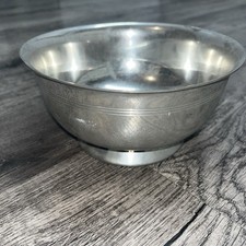 Paul Revere Reproduction Jostens Pewter Bowl  Vintage. picture