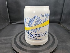 MUSIKFEST Bethlehem PA 1987 Beer Mug Stein Ceramic Vintage Gerz Germany picture