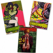 Chainsaw Man Manga English Version by Tatsuki Fujimoto Volume 22-24 only picture