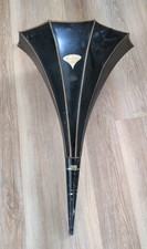 Antique Thomas A. Edison Phonograph 10 panel Standard Horn 32