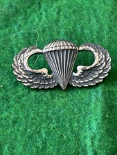 STERLING SILVER PARATROOPER JUMP WINGS picture