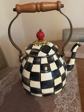 mackenzie childs teapot kettle 2qt picture
