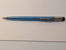 VINTAGE SCRIPTO CLASSIC BLUE TRANSLUCET MECHANICAL PENCIL CONTINUOUS TWIST picture