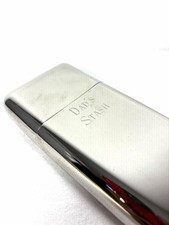 Dad's Stash Metal Cigar Case Holder, Silver Tone Collectible picture