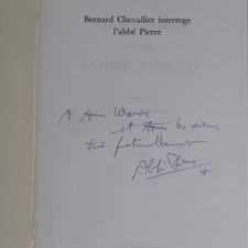 Dedication of Abbé Pierre -