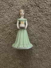 ENESCO GROWING UP BIRTHDAY GIRL VINTAGE 1982 BRUNETTE AGE 11 picture
