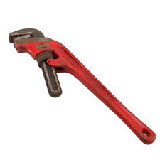 Rigid E-18 Offset End HD Pipe Wrench - Elyria OH - Vintage - picture