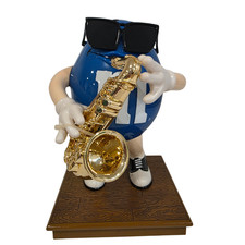 M&M's Blue Jazz Saxophone Candy Dispenser Figure 10