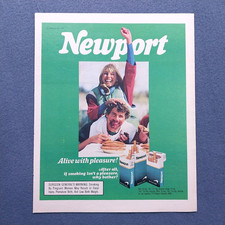 1987 Newport Cigarettes Vintage Print Ad Magazine Advertisement Retro Home Decor picture