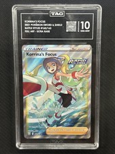 Korrina's Focus  Pokemon Battle Styles Ultra Rare TAG 10 PSA #160/163 picture