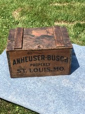 1933 Anheuser Busch 1st POST PROHIBITION CRATE Breweriana-Owen’s Bottling RARE picture