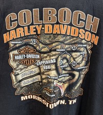 Men’s HARLEY DAVIDSON Black Morristown, TN Short Sleeve T Shirt 3XL *B4 picture